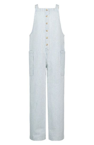 Billabong Billabong Kids' Sunshine Love Striped Seersucker Jumpsuit