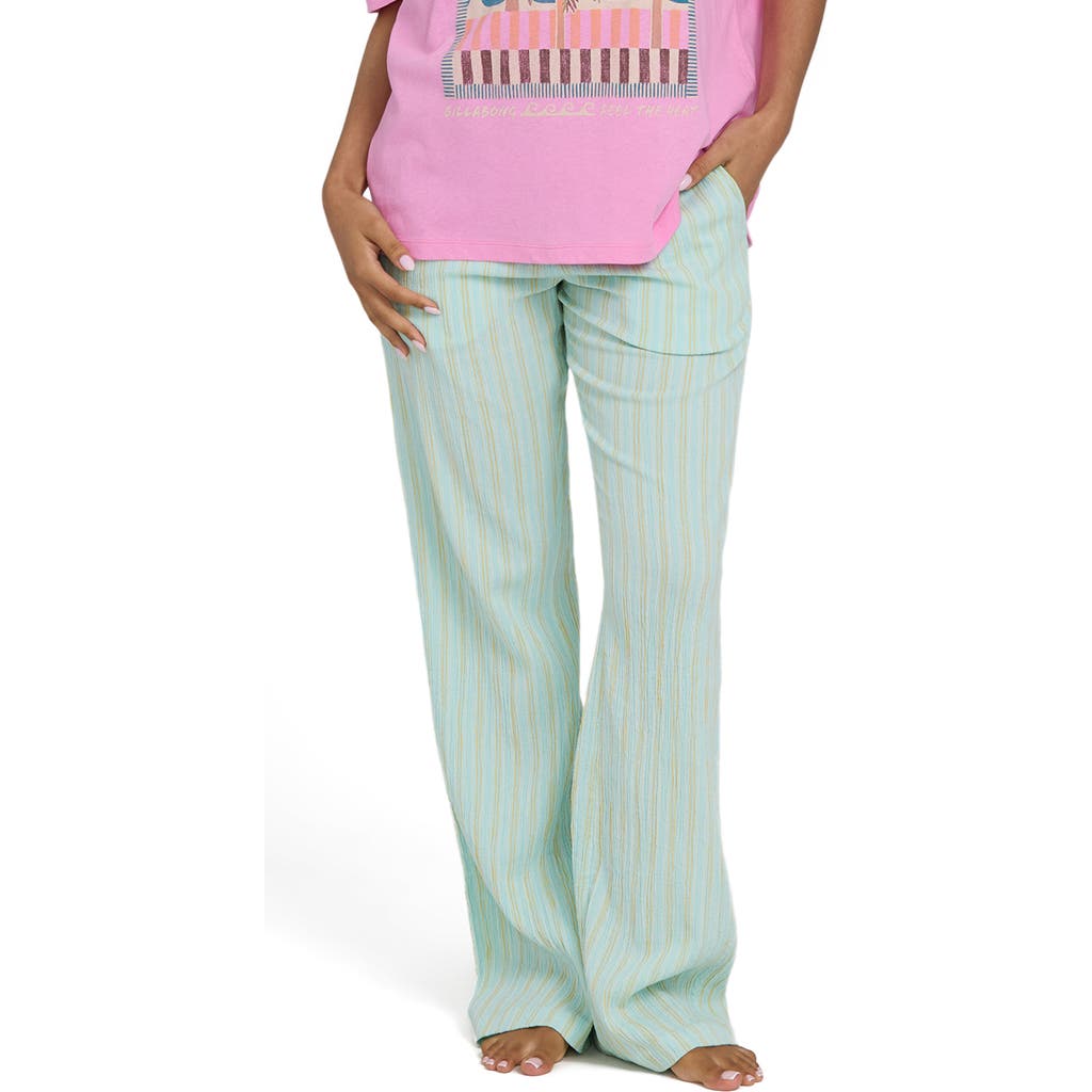 Billabong Billabong New Waves 2 Stripe Smock Waist Cotton Gauze Pants