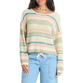 Billabong Billabong Stripe Marled Crop Sweater