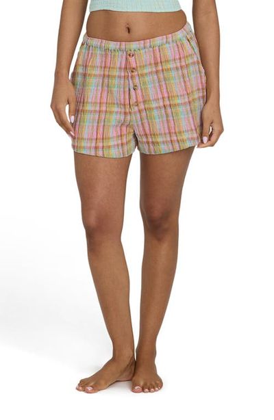 Billabong Billabong Sweet Check Print Shorts