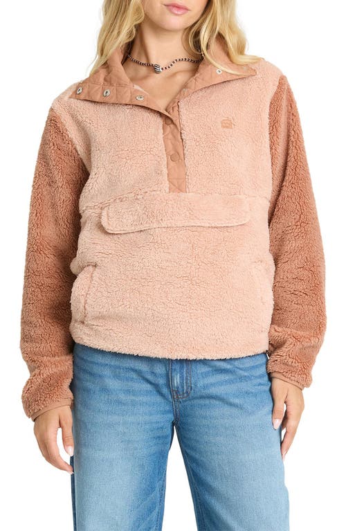 Billabong Billabong Switchback Faux Shearling Pullover