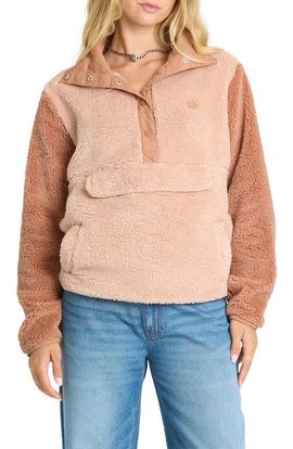 Billabong Billabong Switchback Faux Shearling Pullover
