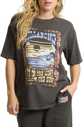 Billabong Billabong Walk With Us Cotton Graphic T-Shirt