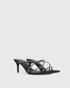 Billini Billini Effy Heels Black Satin Diamante - 2