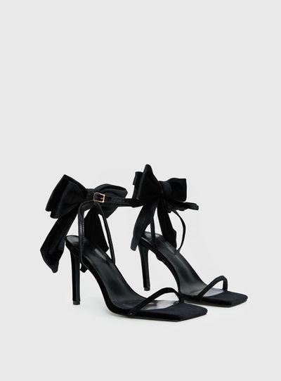 Billini Billini Elesa Bow Detail Stiletto Heels Black