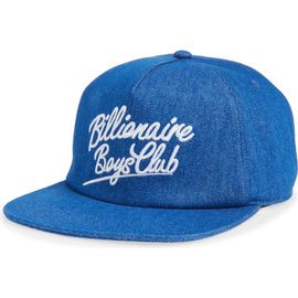 Billionaire Boys Club Billionaire Boys Club Script Embroidered Denim Adjustable Baseball Cap 