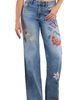 Billy T Billy T Be Free Embroidered High Waist Wide Leg Jeans - 1