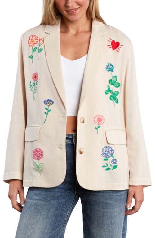 Billy T Billy T Blossom Embroidered Blazer
