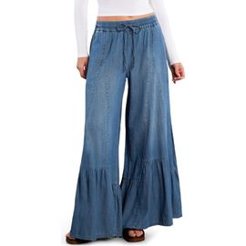 Billy T Billy T Drawstring Waist Tiered Pants
