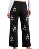 Billy T Billy T Floral Embroidered Straight Leg Jeans - 2