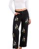 Billy T Billy T Floral Embroidered Straight Leg Jeans - 3