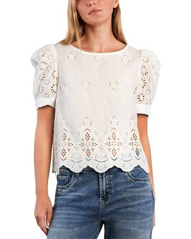 Billy T Billy T Halo Eyelet Top