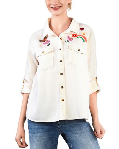 Billy T Billy T Happy Place Denim Shirt