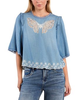 Billy T Billy T Lady Butterfly Top
