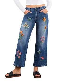 Billy T Billy T Meadow Kiss Embroidered Jeans