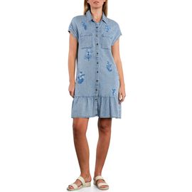 Billy T Billy T Poetic Floral Denim Minidress 