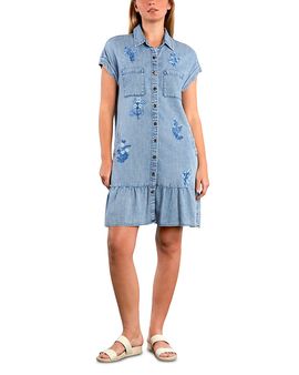 Billy T Billy T Poetic Floral Embroidered Dress