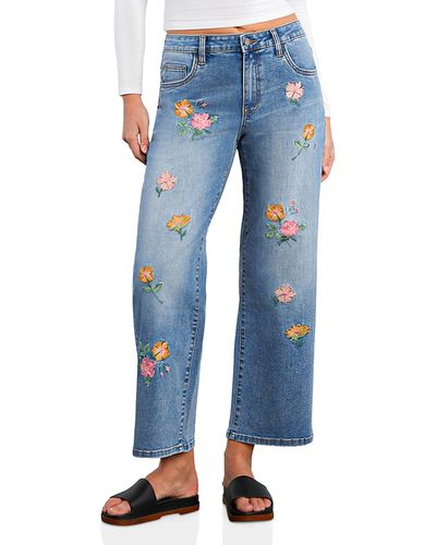 Billy T Billy T The Botanical Relaxed Straight Jeans in Relaxed Blue