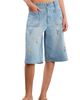 Billy T Billy T Wildflower Embroidered Denim Shorts - 1