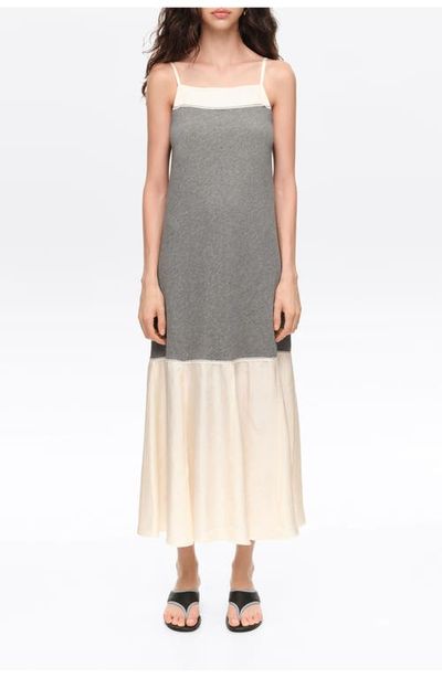 BIMBA Y LOLA BIMBA Y LOLA A-line Two-Material Midi Dress