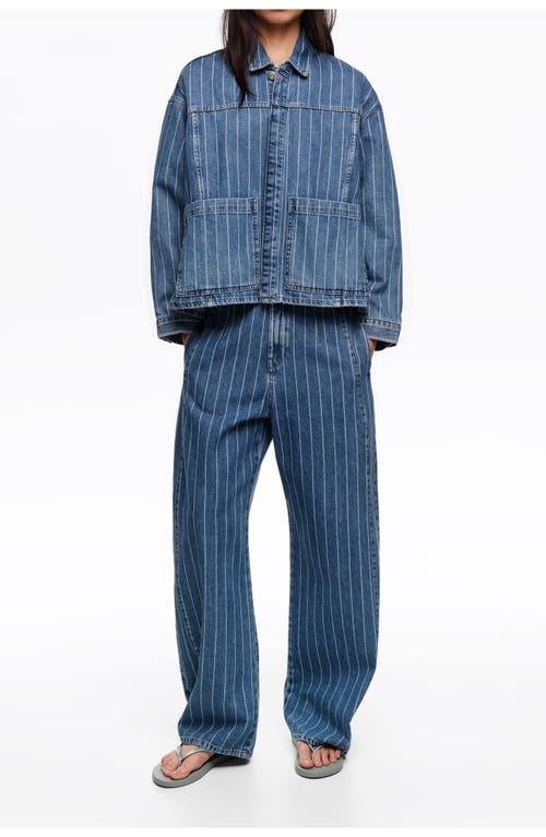 BIMBA Y LOLA BIMBA Y LOLA A-line Washed Denim Jacket