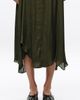 BIMBA Y LOLA BIMBA Y LOLA Asymmetric Lace Overlay Midi Dress - 3