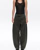 BIMBA Y LOLA BIMBA Y LOLA Barrel Cut Striped Denim Trousers - 1