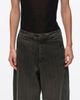 BIMBA Y LOLA BIMBA Y LOLA Barrel Cut Striped Denim Trousers - 2