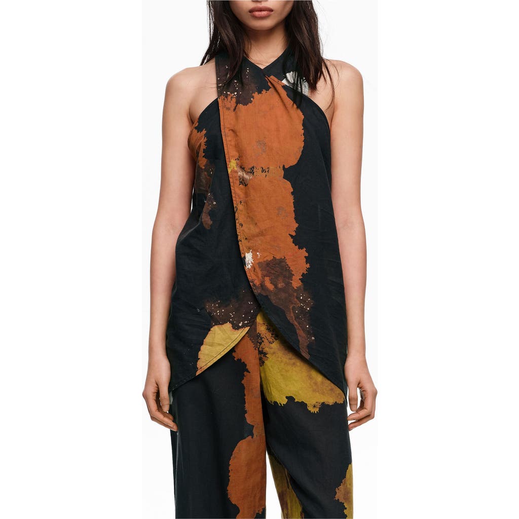 BIMBA Y LOLA BIMBA Y LOLA Blot Cotton Wrap Top