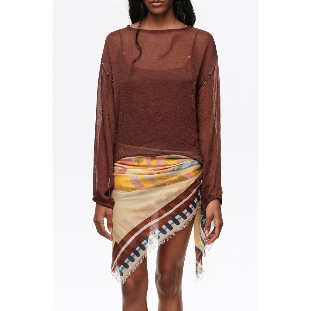 BIMBA Y LOLA BIMBA Y LOLA Boxy Sweater With Metallic Beads