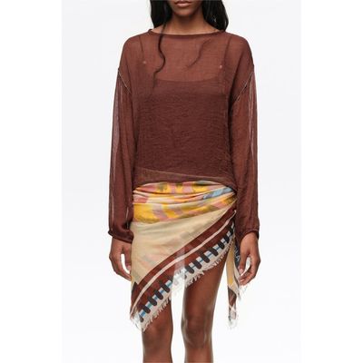 BIMBA Y LOLA BIMBA Y LOLA Boxy Sweater With Metallic Beads