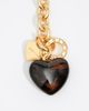 BIMBA Y LOLA BIMBA Y LOLA Chain Necklace with Pearl and Resin Heart - 3