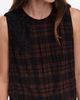 BIMBA Y LOLA BIMBA Y LOLA Checked Midi Dress with Lace Trim - 2