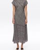 BIMBA Y LOLA BIMBA Y LOLA Checked Patchwork Midi Dress - 1