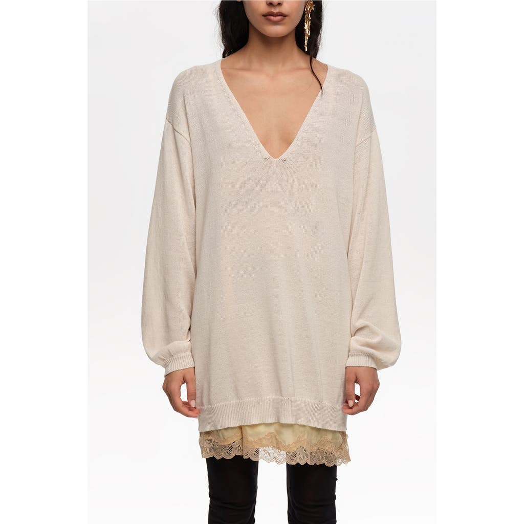 BIMBA Y LOLA BIMBA Y LOLA Cotton V-Neck Sweater