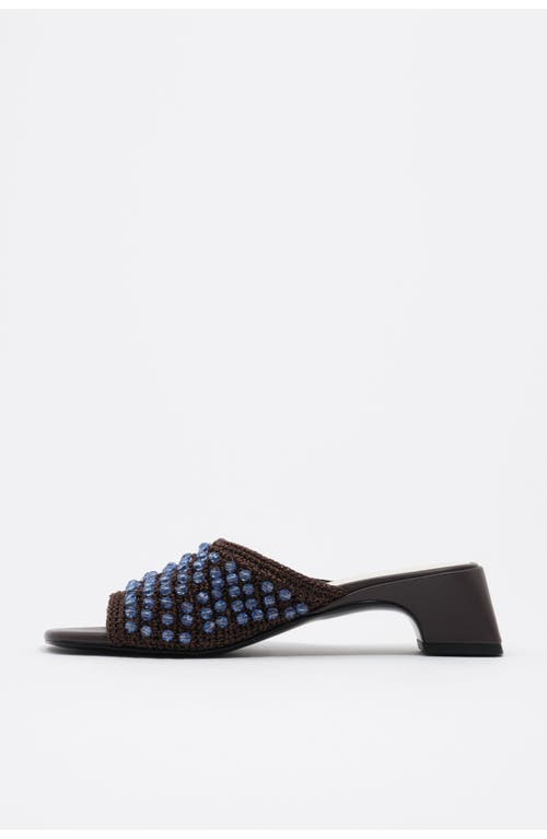 BIMBA Y LOLA BIMBA Y LOLA Crochet Beaded Heeled Sandal