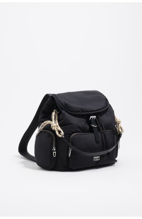 BIMBA Y LOLA BIMBA Y LOLA Dark anthracite nylon Pocket backpack 