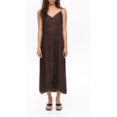 BIMBA Y LOLA BIMBA Y LOLA Floral Strap Midi Dress
