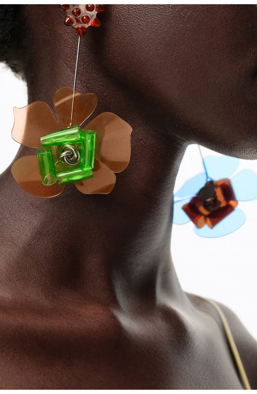 BIMBA Y LOLA BIMBA Y LOLA Flower Resin Statement Earrings