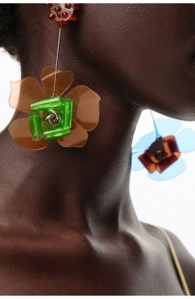 BIMBA Y LOLA BIMBA Y LOLA Flower Resin Statement Earrings