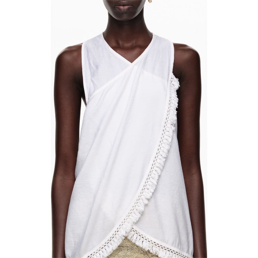 BIMBA Y LOLA BIMBA Y LOLA Fringed Wrap Top