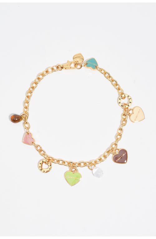 BIMBA Y LOLA BIMBA Y LOLA Heart Logos Chain Necklace