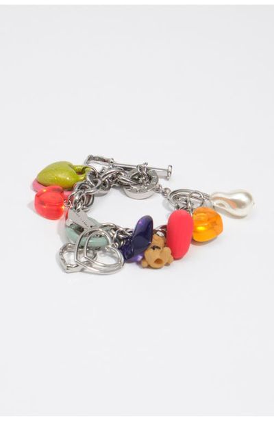 BIMBA Y LOLA BIMBA Y LOLA Heart Multicharm Bracelet