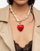 BIMBA Y LOLA BIMBA Y LOLA Irregular Pearl Heart Necklace - 2