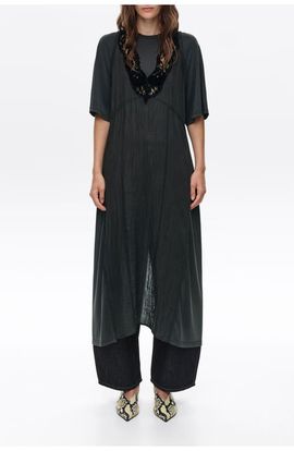 BIMBA Y LOLA BIMBA Y LOLA Lace Bib Midi Dress