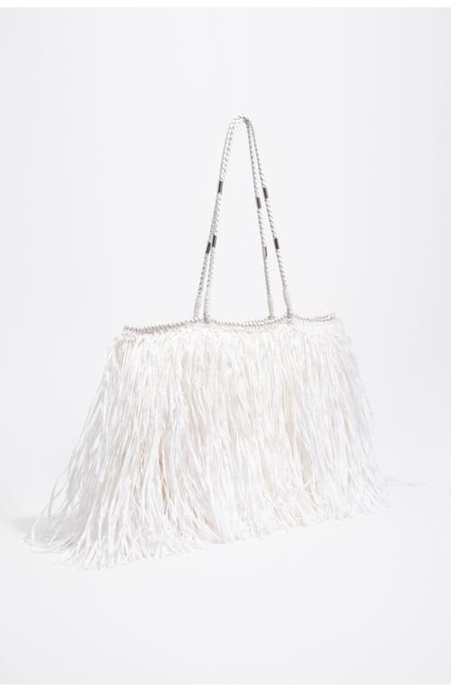 BIMBA Y LOLA BIMBA Y LOLA Large Raffia-Effect Shopper Bag