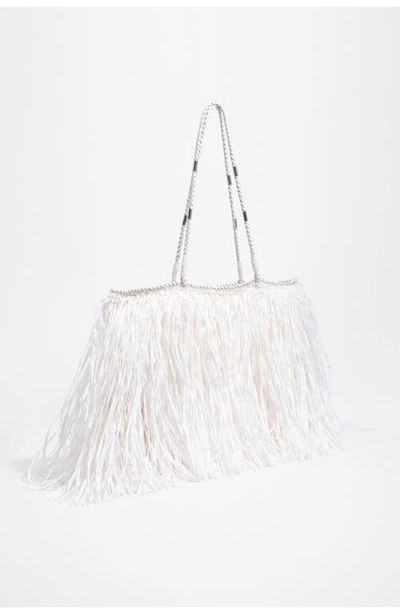 BIMBA Y LOLA BIMBA Y LOLA Large Raffia-Effect Shopper Bag