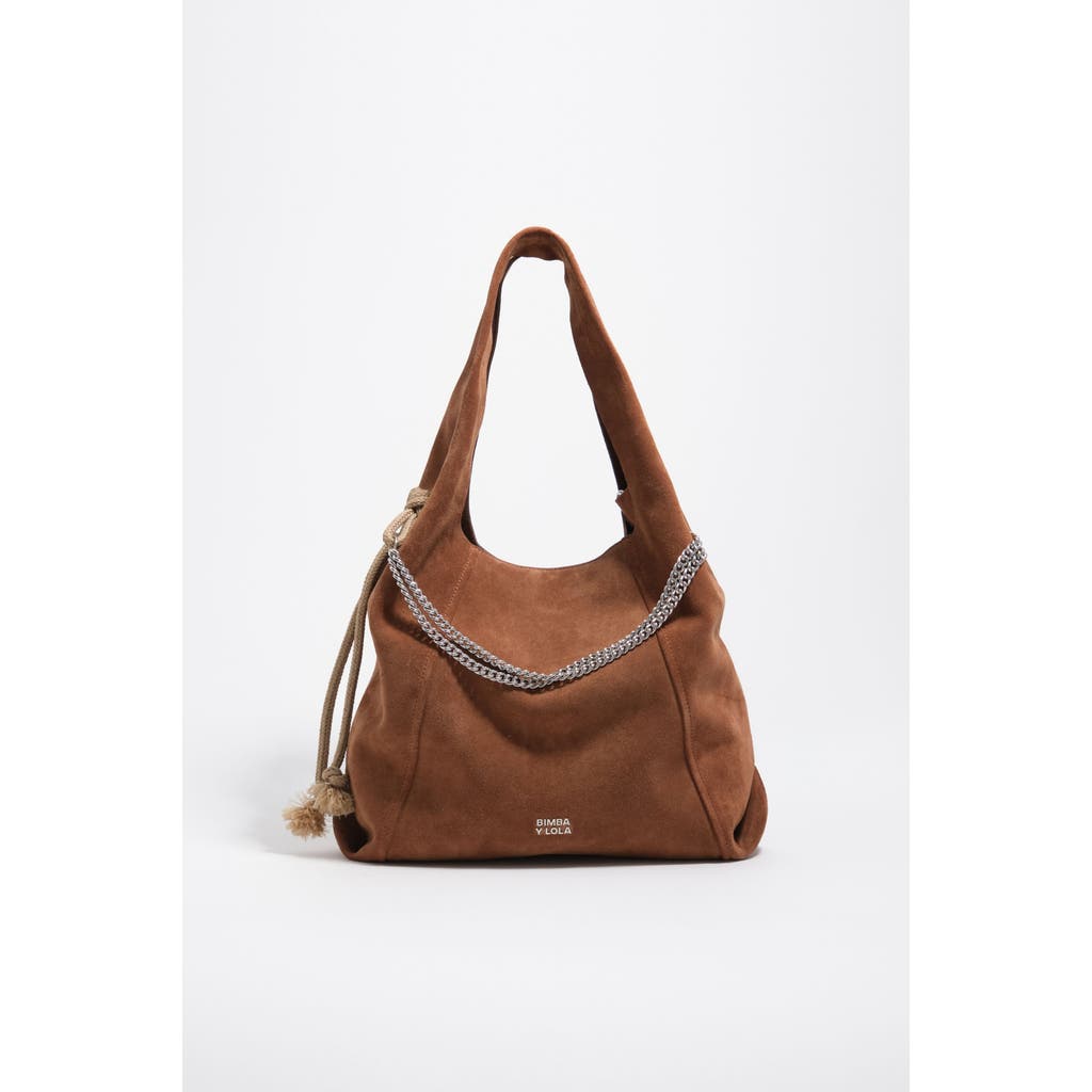 BIMBA Y LOLA BIMBA Y LOLA Large Suede Paper Bag