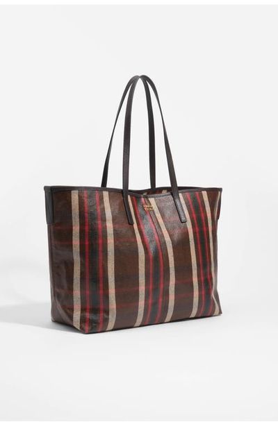 BIMBA Y LOLA BIMBA Y LOLA Large Tartan Shopper Bag 