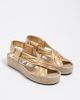BIMBA Y LOLA BIMBA Y LOLA Leather Jute Wedge Sandal - 3